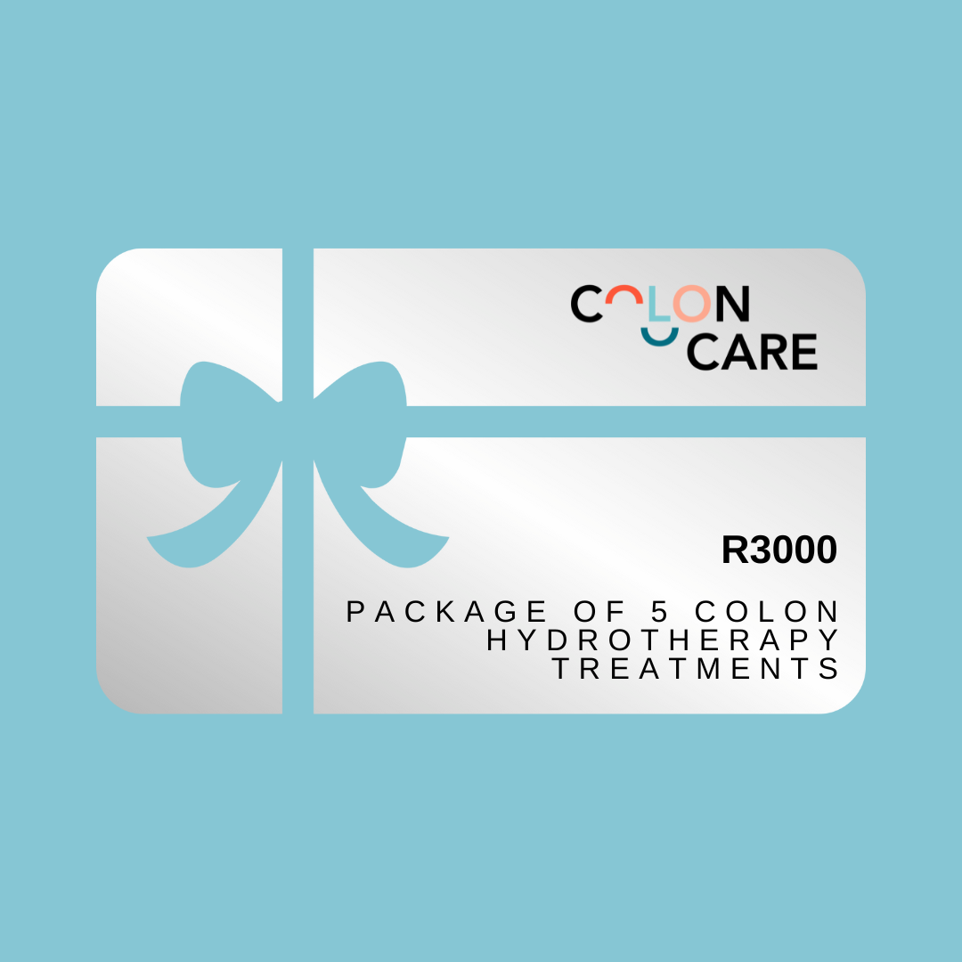 5 Colon Hydrotherapy Treatments Package Gift Card